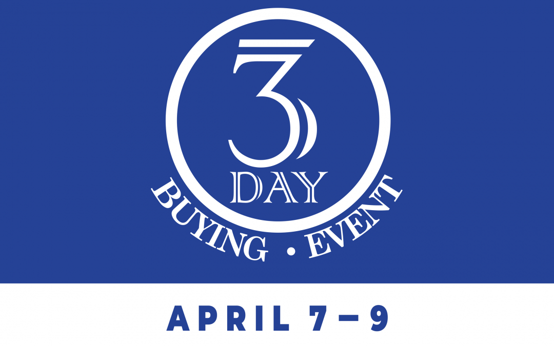 3 Day Buying Event